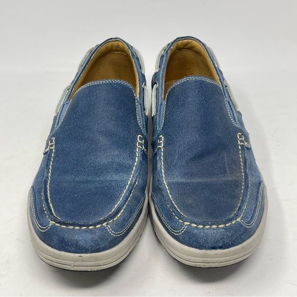 Cole Haan Boat Shoes Mens 9 M Blue Leather Slip On Casual Deck Nautical C12359 main image 11